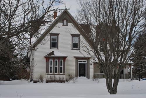 Front elevation with box bay window; Province of PEI, F. Pound, 2015