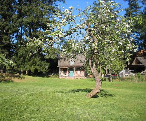 1589 Millstream Road, Caleb Pike Heritage Park, view from Millstream Road to Gregory House; District of Highlands, 2000