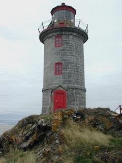 General view of Pilier de Pierre Lighthouse, September 2011; Les Amis du Port-Joli
