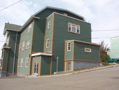 View of east facade, Star of the Sea Hall.  Photo taken summer 2004.; HFNL 2004