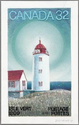 Painting produced for the Canadian Post Corporation; Library and Archives Canada | Bibliothèque et Archives Canada, Mikan 2264994.