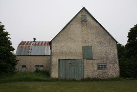 Side elevation with ca1950 addition; Province of PEI, F. Pound, 2009