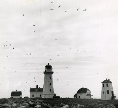 Historic photograph of Machias Seal Island Lighthouse; Parks Canada Agency | Agence Parcs Canada, Ed Bush
