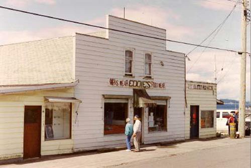 Eddie Wong Store, Alert Bay, 1990s; Courtesy of Alert Bay Public Library and Museum