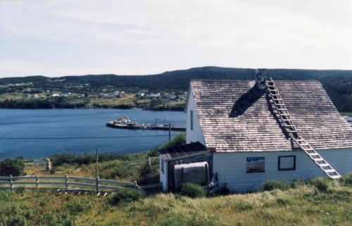 Exterior view of rear facade, Mary Boland House, Calvert, NL.; HFNL 2007