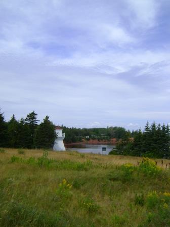 View of Range Light, rear elevation; Province of PEI, C Stewart 2019
