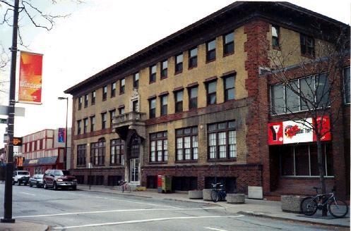 Three - storey Italianate Romanesque - Renaissance Revival building.; City of Windsor Collection