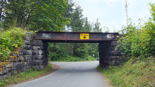E&N Stone Trestle; Cowichan Valley Regional District, 2016