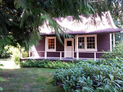 Fairbridge Schoolhouse, front view, 2015; Cowichan Valley Regional District