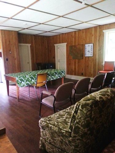 Fairbridge Schoolhouse, interior, 2015; Cowichan Valley Regional District