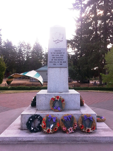 Memorial Park; Cowichan Valley Regional District, 2015
