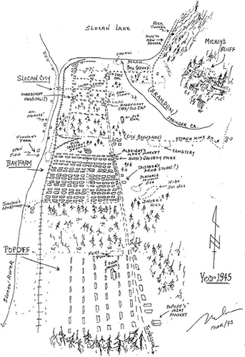 Slocan City Map; Nikkei National Museum and Cultural Centre