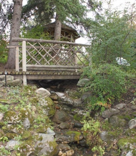 Bridge and gazebo; Parks Canada | Parcs Canada