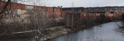 General view of the Magog Textile Mill; Sylvain Lizotte 2020, © Ministère de la Culture et des Communications