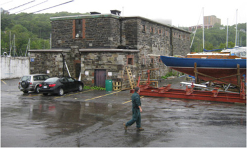 View of stone prison at Melville Island; Parks Canada | Parcs Canada, Carla Wheaton.