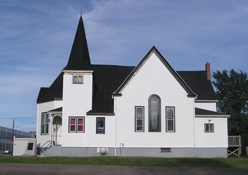 Zion Baptist Church, Truro, western elevation, 2004; Heritage Division, NS Dept. of Tourism, Culture and Heritage, 2004