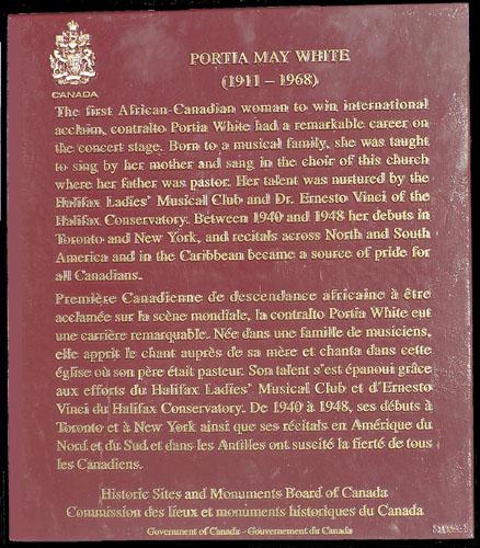 Zion Baptist Church, Truro, historic site plaque, 2004; Heritage Division, NS Dept. of Tourism, Culture and Heritage, 2004