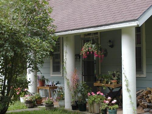 Sir Sandford Fleming Cottage, porch detail, 2004; Halifax Regional Municipality, 2004