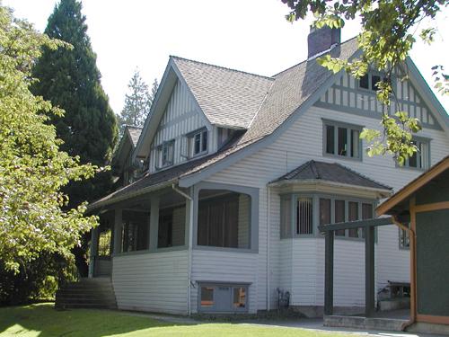 Exterior view of the Anderson Residence; Don Dool, City of Burnaby