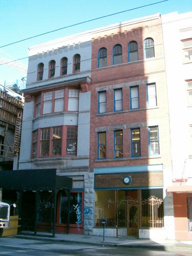Exterior view of the Cook Block; City of Vancouver, 2004