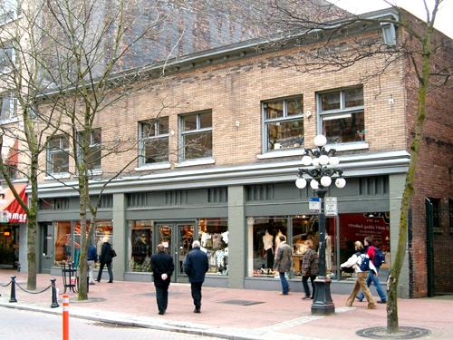 Exterior view of the Harper Warehouse; City of Vancouver, 2004