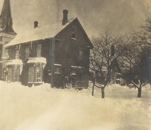 Showing east and south elevations, c. 1908-1913; MacNaught History Centre and Archives, Dorothy Wyatt, 19.759
