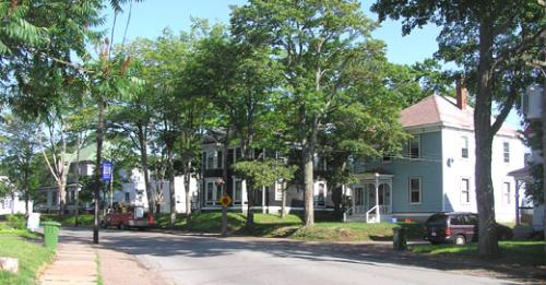 Heritage Conservation District III, Truro, Southeast view, 2004; Heritage Division, NS Dept. of Tourism, Culture and Heritage, 2004