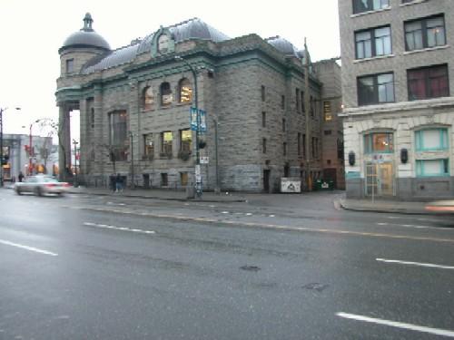 Exterior view of the Carnegie Centre; City of Vancouver, 2004