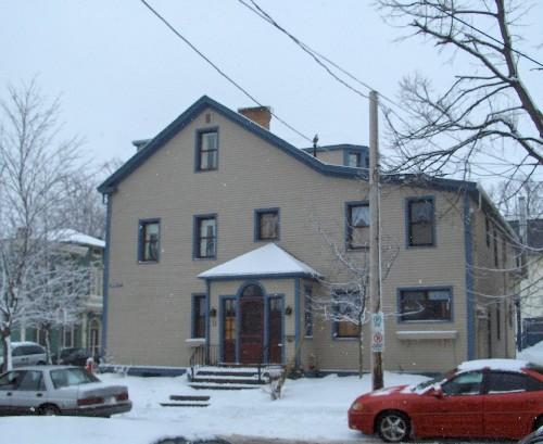 Showing eastern elevation at 11 Pownal Street; City of Charlottetown, Natalie Munn, 2005