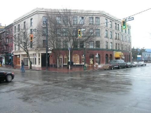 Exterior view of City Hotel, 2004; City of Vancouver, 2004