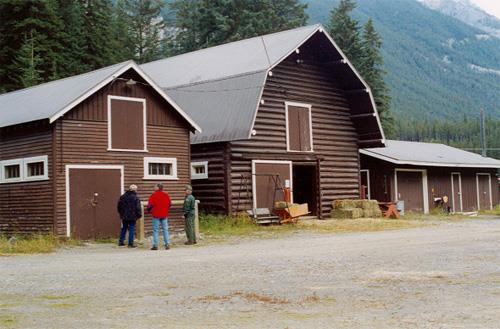 Side view of facade, 1999.; Cultural Resource Services, Calgary, 1999.