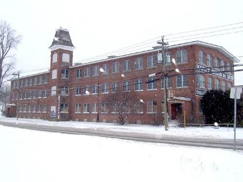 Front elevation at angle from north-east; City of Fredericton