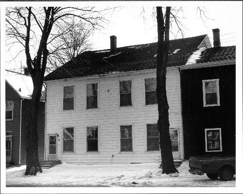 Showing east elevation in 1970s before windows were altered; PEI Public Archives and Records Office, Accession # HF 84.24.1-2