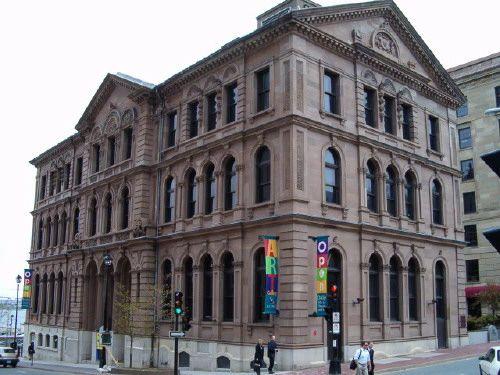 Art Gallery of Nova Scotia, Halifax, side perspective, 2004; Heritage Division, Nova Scotia Department of Tourism, Culture and Heritage, 2004