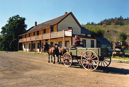 Oblique view looking Southwest; BC Heritage Branch
