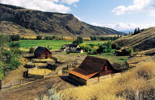 Panoramic view looking East; BC Heritage Branch