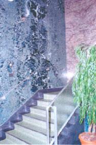 General view of the main staircase of Sir Leonard Tilley Building, 2002.; Agence Parcs Canada / Parks Canada Agency, G. Charrois, 2002.