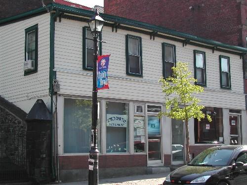 This is a contextual view of the building in relationship to the other buildings around it, 2004; City of Saint John