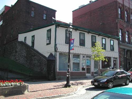 This is a photograph showing the contextual surroundings of the building, 2004; City of Saint John