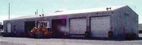 Garage HAL B10A Classified Federal Heritage Building; (Canada, North Warning System Office, 1998.)