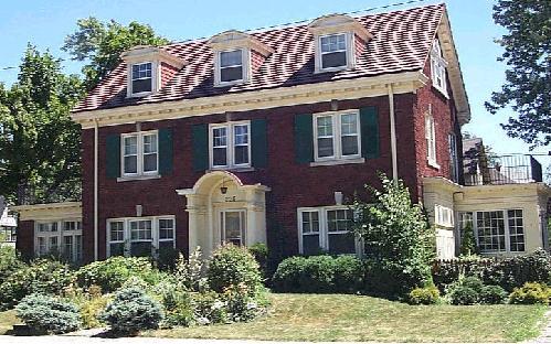An excellent example of a stately Colonial Revival style home, built in 1919-20.; City of Windsor, Nancy Morand
