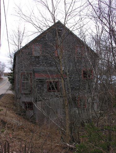 Rear Elevation, LeQuille Mill, LeQuille, 2005; Heritage Division, Nova Scotia Department of Tourism, Culture and Heritage, 2005