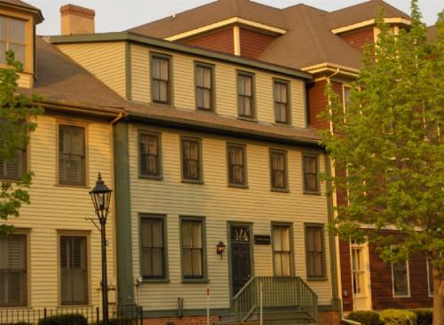 Showing north west elevation at sunset; City of Charlottetown, Natalie Munn, 2005