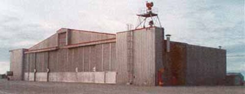 Hangar HAL B14A Classified Federal Heritage Building; (Canada, North Warning System Office, 1998.)