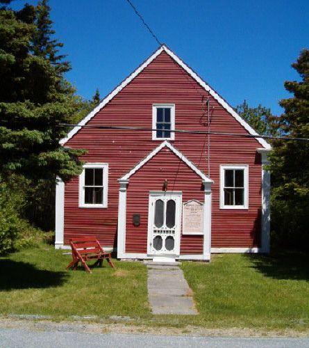Front elevation, Port Medway Meeting House, Port Medway, 2004.; Heritage Division, NS Dept. of Tourism, Culture and Heritage, 2004.