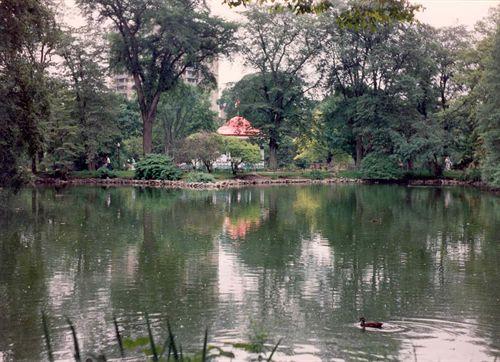 Griffin's Pond looking toward bandstand, Public Gardens, Halifax, 2004.; HRM Planning and Development Services, Heritage Property Program, 2004.