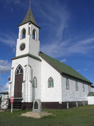 Front Elevation of St. Luke's Lutheran Church, 2004.; Government of Saskatchewan, Brett Quiring, 2004.