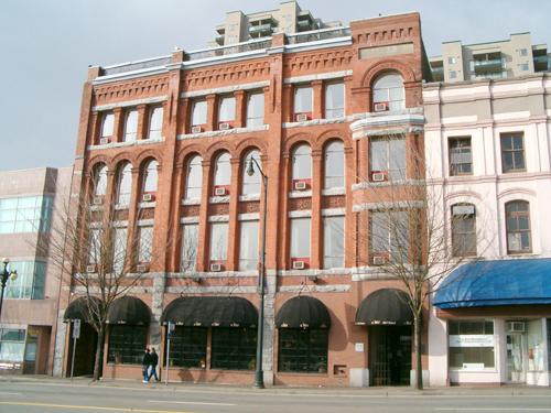 Burr Block, exterior view, 2004; City of New Westminster, 2004