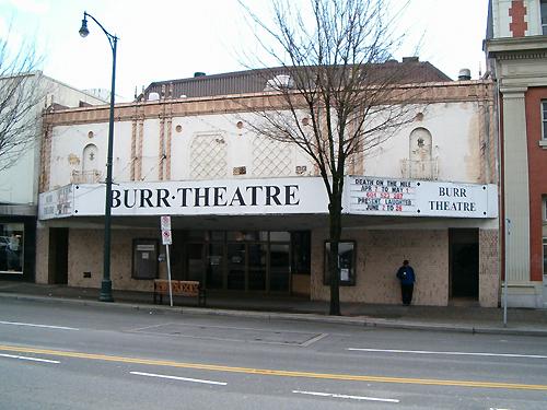 Exterior view of the Columbia Theatre, 2004; City of New Westminster, 2004