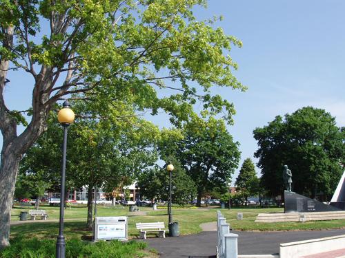 The monuments, views of the Tidal Bore and well-manicured grounds of Bore Park create a primary tourism destination in Downtown Moncton.; Moncton Museum